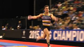 Kyle Zemeir - Vault - 2015 P\u0026G Championships - Sr. Men Day 1