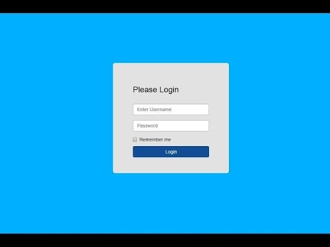 Bootstrap Login Form Bootstrap Login Form