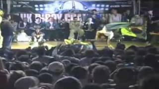 UK Bboy Championship '03 SKILL METHODZ HAVIKORO VS Project Korea PART 2