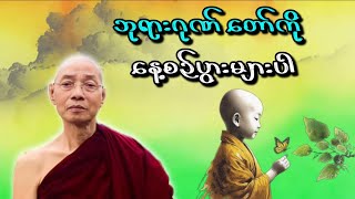 ပါချုပ်ဆရာ‌ေတာ် ဟောကြားသော ဘုရားဂုဏ်တော်ကို နေ့စဉ်ပွားများအားကိုးပါ