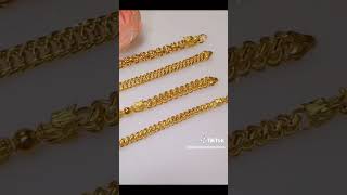 Global Gem wholesale 24k gold dragon chain bracelets