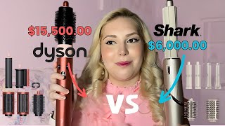 Dyson Vs. Shark ¿Cuál me gustó más? #dyson #dysonairwrap #sharkflexstyle #sharkhair