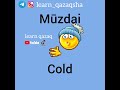 learn new words in Kazakh - English #kazakhlanguage #learnkazakh #kazakhstan