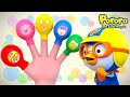 Pororo Color Finger Family | Color Balloon Song🎈 | 3D Color Song for Kids | Pororo in English