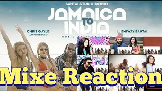 Emiway Bantai X Chris Gayle (UNIVERSEBOSS) Jamaica To India || Mixe Reactions || SD Mashup Reaction