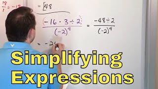 06 - Simplifying Algebraic Expressions that Involve Division, Part 1