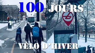 100 jours de vélo d'hiver - Montréal en Bixi