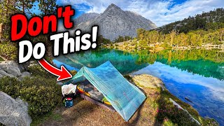 Avoid These 5 Backpacking Mistakes!