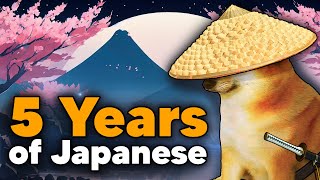 5 Years of Learning Japanese Every Single Day