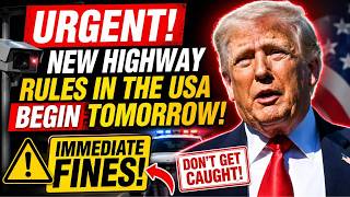 URGENT New Highway Rules in the USA Begin TOMORROW — Immediate Fines!