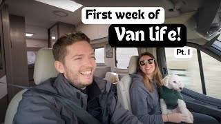 First week living in a motorhome full-time Pt.1 | Exploring the Peak District