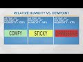 EXPLAINER: Humidity vs. Dewpoint