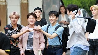 190614 태일이 생일 축하해주는 NCT127 맴버들 - KBS 뮤직뱅크 퇴근길