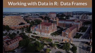 Working with Data in R: Data Frames