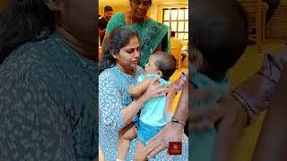 നിങ്ങളുടെ പിഞ്ചോമനക്ക് കാത് കുത്താൻ അറേബ്യനിലേക്ക് വരൂ Cute Baby Ear piercing FatherdaughterKathu