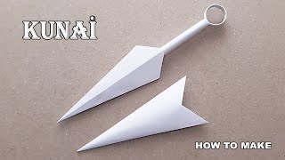 KAĞITTAN KILIFLI KUNAİ YAPIMI - ( How To Make a Paper Kunai )