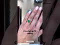 2.30ct 18k dark green earth mined round mens emerald bezel solitaire solid yellow gold pinky ring