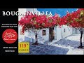 BOUGAINVILLEA WATER COLOR PAINTING-LANDSCAPE-EASY WATER COLOUR DEMONSTRATION -ARTIST SUNIL LINUS DE