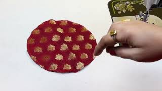 Easy latken making tutorial | how to make fabric flower latkan|  latkan banane ka tarika