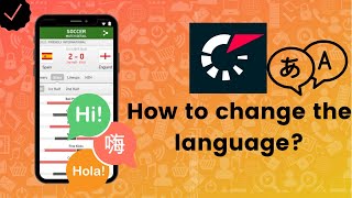 How to change the language on Flashscore?