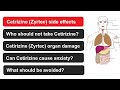 Cetirizine side effects, Zyrtec side effects