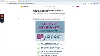 Renewing Your Illinois RN License A Step by Step Guide for 2026