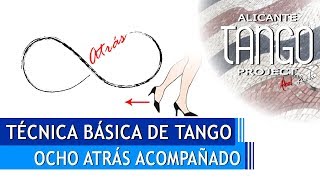 Tango - Técnica básica 8 - Ocho Atrás Acompañado