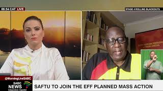 SAFTU to join the EFF planned mass action