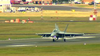 F22 Jet Afterburner Farnborough Airshow 2010