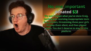someone CALLS OUT MINI LADD, with a donation. 😂