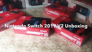 New Nintendo Switch 2019 Unboxing