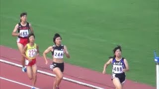 群馬県夏季強化記録会2017 女子800m2組