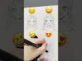 どの顔が好き？which one do you like shorts emojichallenge artwork art satisfying