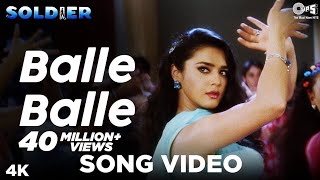 Balle Balle Song Video -  Soldier I Bobby Deol & Preity Zinta I Sonu & Jaspinder | Tips Punjabi