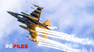 See how The US F-16s Drops of Missiles in actions