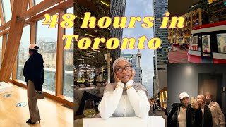 48 hours in Toronto CA, hangout with friends, visited the Art gallery of ON, dinner and.....