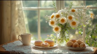 Cozy Morning Vibes - Soft Piano Jazz For Relaxation With Breakfast Ambience