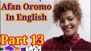 Learn Afan Oromo in English #part 13 #Afaan Oromoo  #Oromo  #Barumsa Afaan Oromoo # speak English