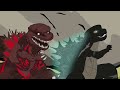 team godzilla u0026 kong vs evolution of 3 headed bloop godzilla cartoon compilation