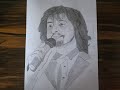 Sketch of singer. Sonu Nigam with pencil #CREATIVE ARTS