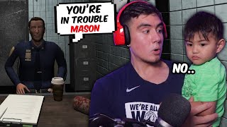 I PLAYED A HORROR GAME CALLED MASON AND SHOWED MY SON (He was not happy) | Free Random Games