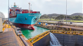 How Massive Ships Sail Through the Gigantic Locks of Panama Canal