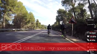 BRCG : Coll de L'Ordal descent 70km/h! - Cycling in Barcelona Spain // Canyon Ultimate CF SLX