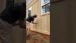 Caulking 101 #construction #builder #siding #shorts