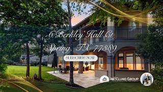 Luxury Living in Carlton Woods Creekside | Mediterranean Style Home Tour | 6 Berkley Hall Ct