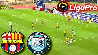 Barcelona vs Guayaquil City En Vivo Liga Pro Ecuador 2023