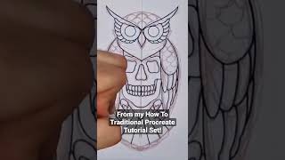 For 50 More Tutorials Check out my New HOW TO TRADITIONAL Procreate set #tattooart #tattoo #tattoos