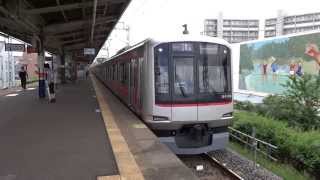 東急5000系東武東上線柳瀬川駅発車/Tokyu 5000 series at Tobu Tojo Line/2013.06.22