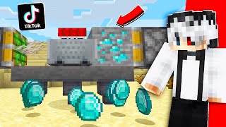 Testez TIKTOK-uri FAKE cu DUPLICATOARE DE DIAMANTE pe Minecraft!