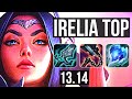 IRELIA vs AATROX (TOP) | 17/1/8, 2.8M mastery, Legendary, 600+ games | EUW Master | 13.14